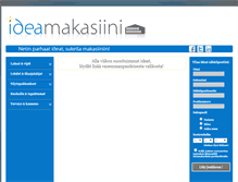 Tablet Screenshot of ideamakasiini.com